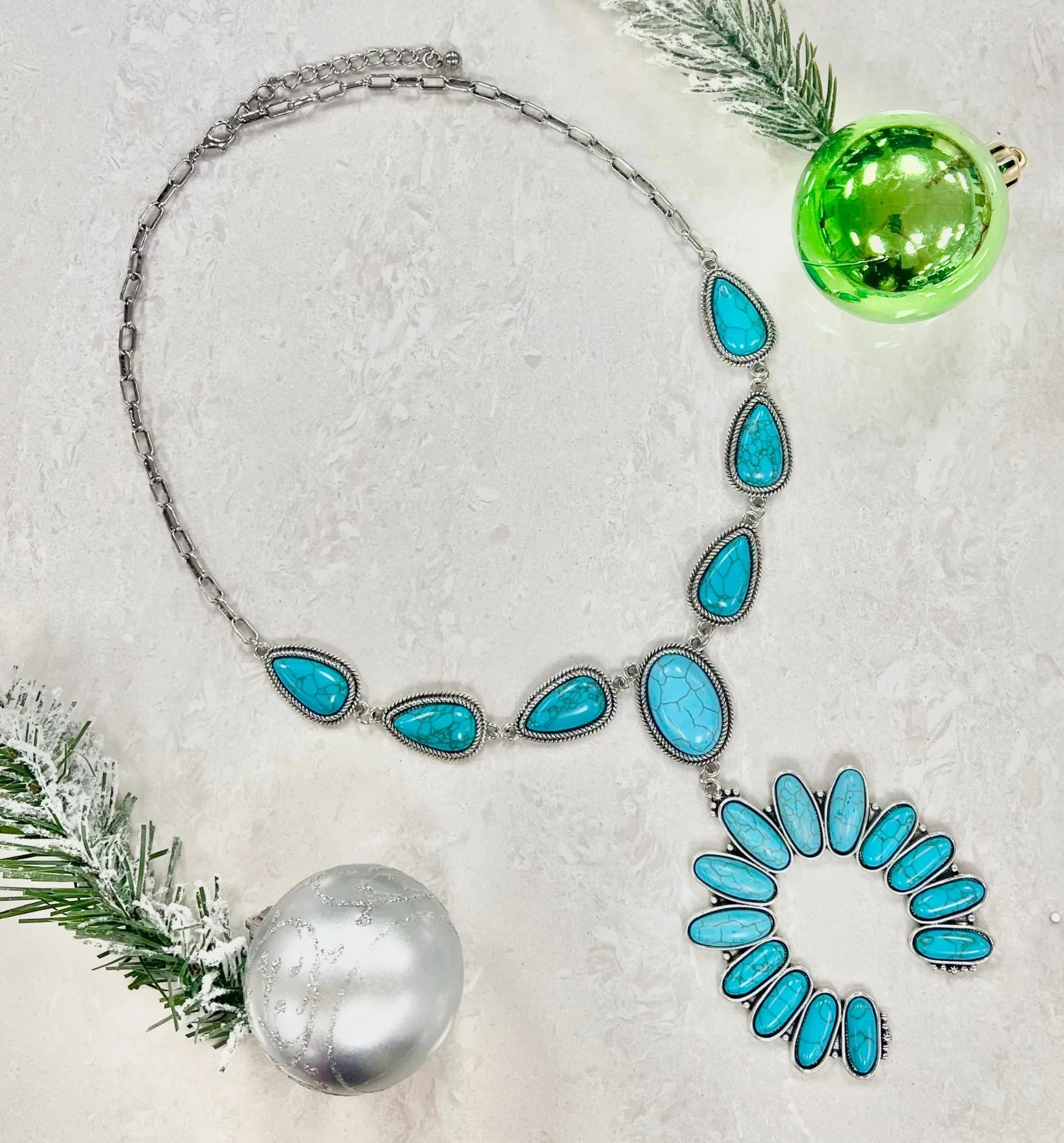 All the right things squash blossom necklace