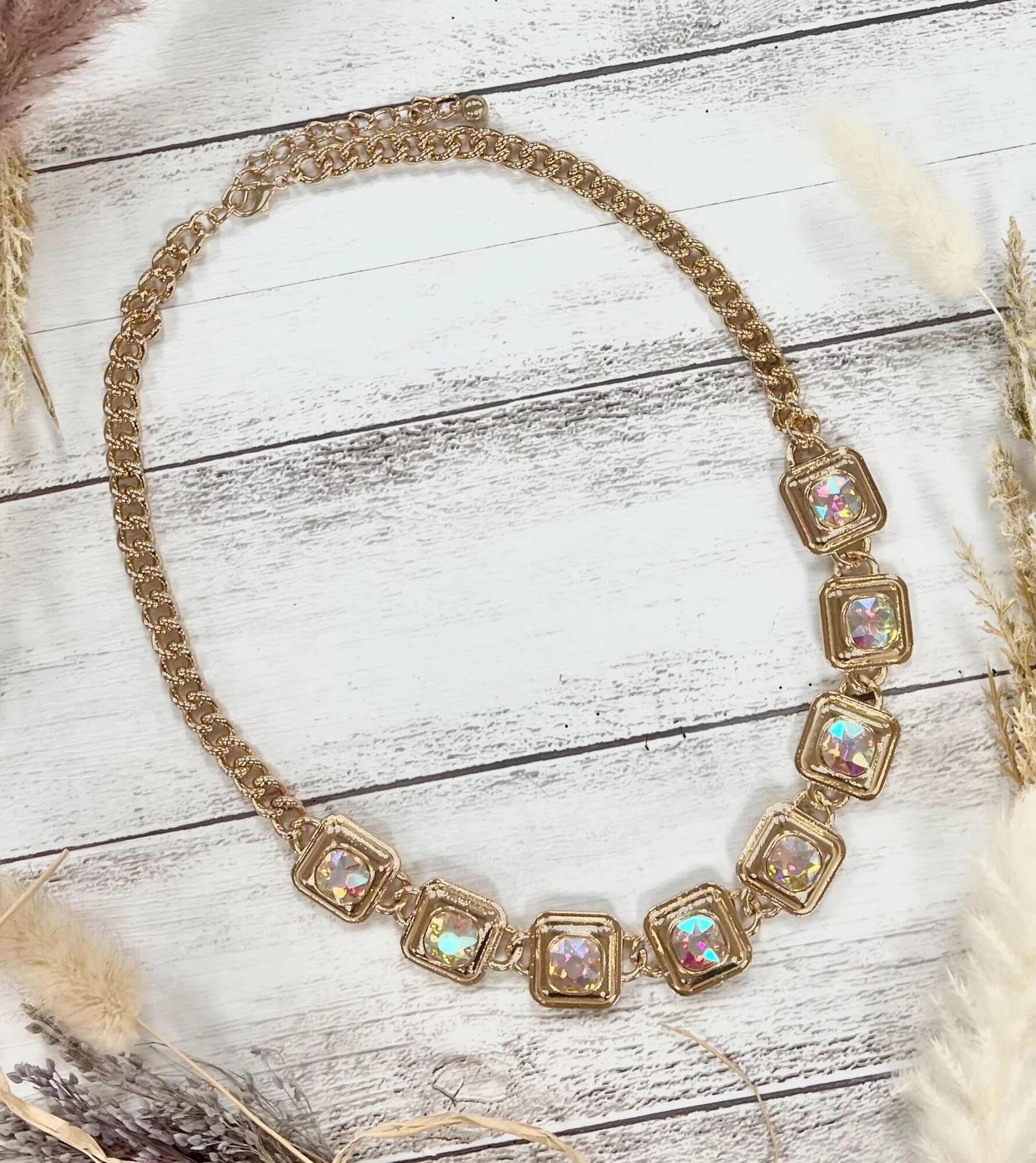 Gold Gem necklace
