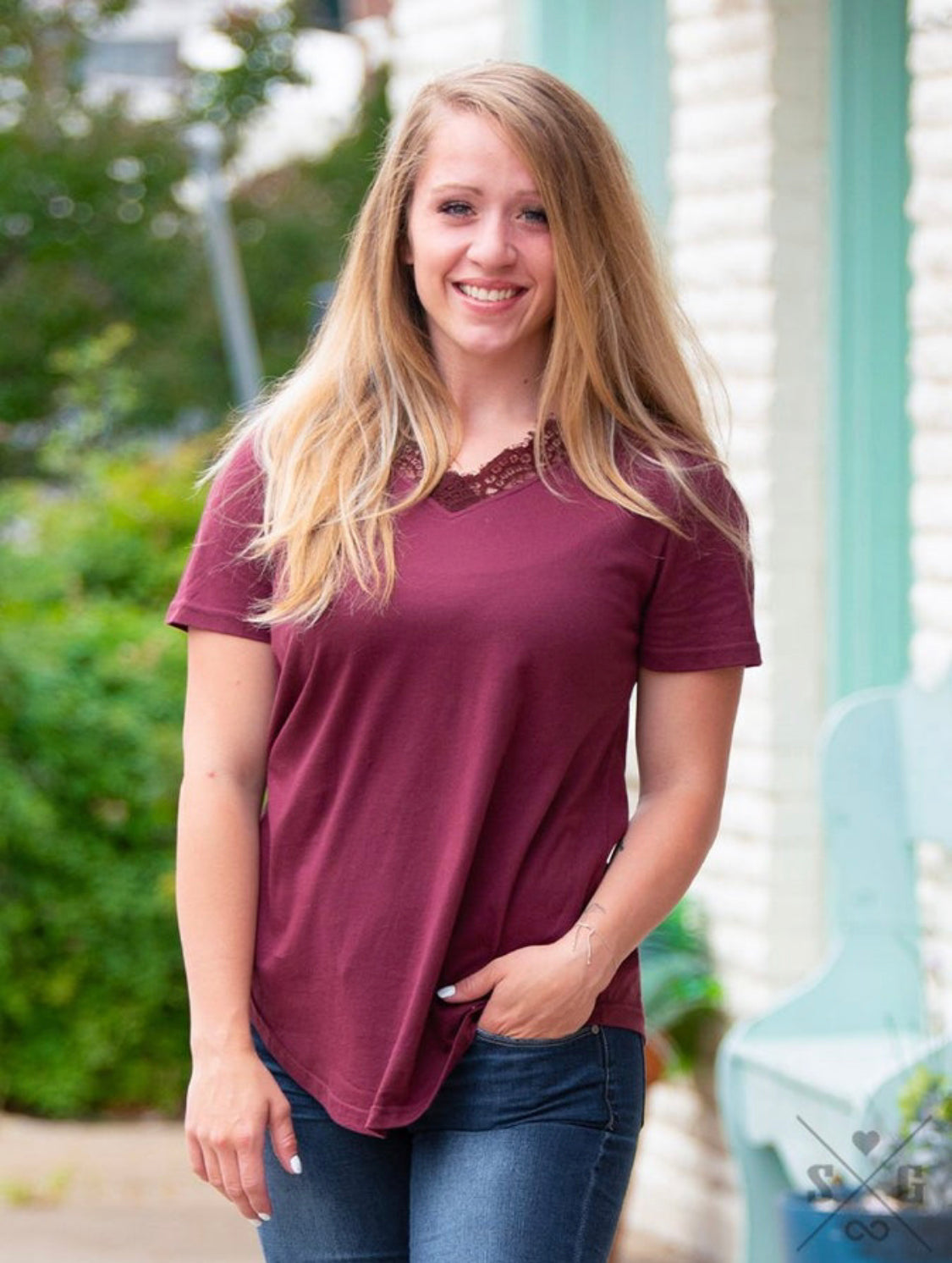 Lacey’s V-Neck Tee