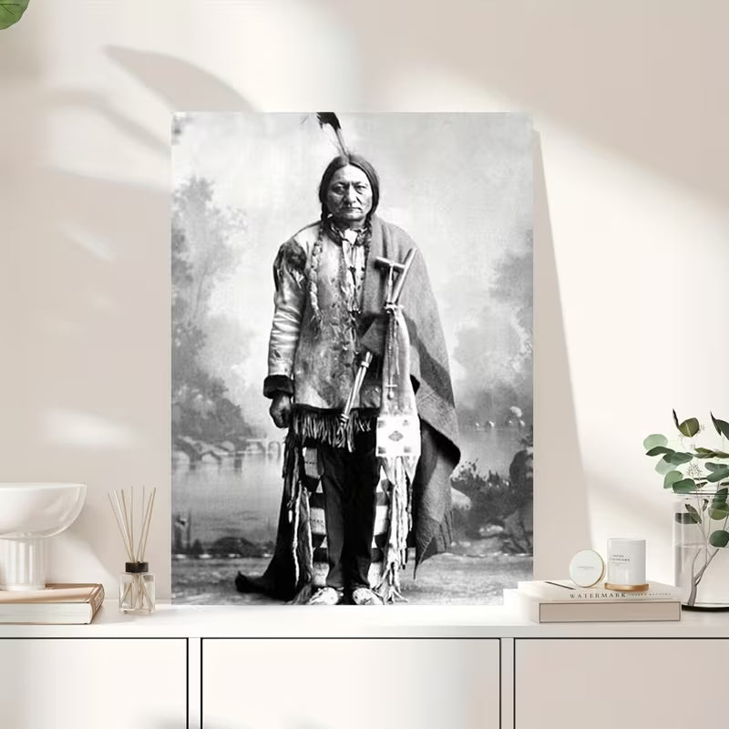 Chief Sitting Bull Sioux Tribal Icon