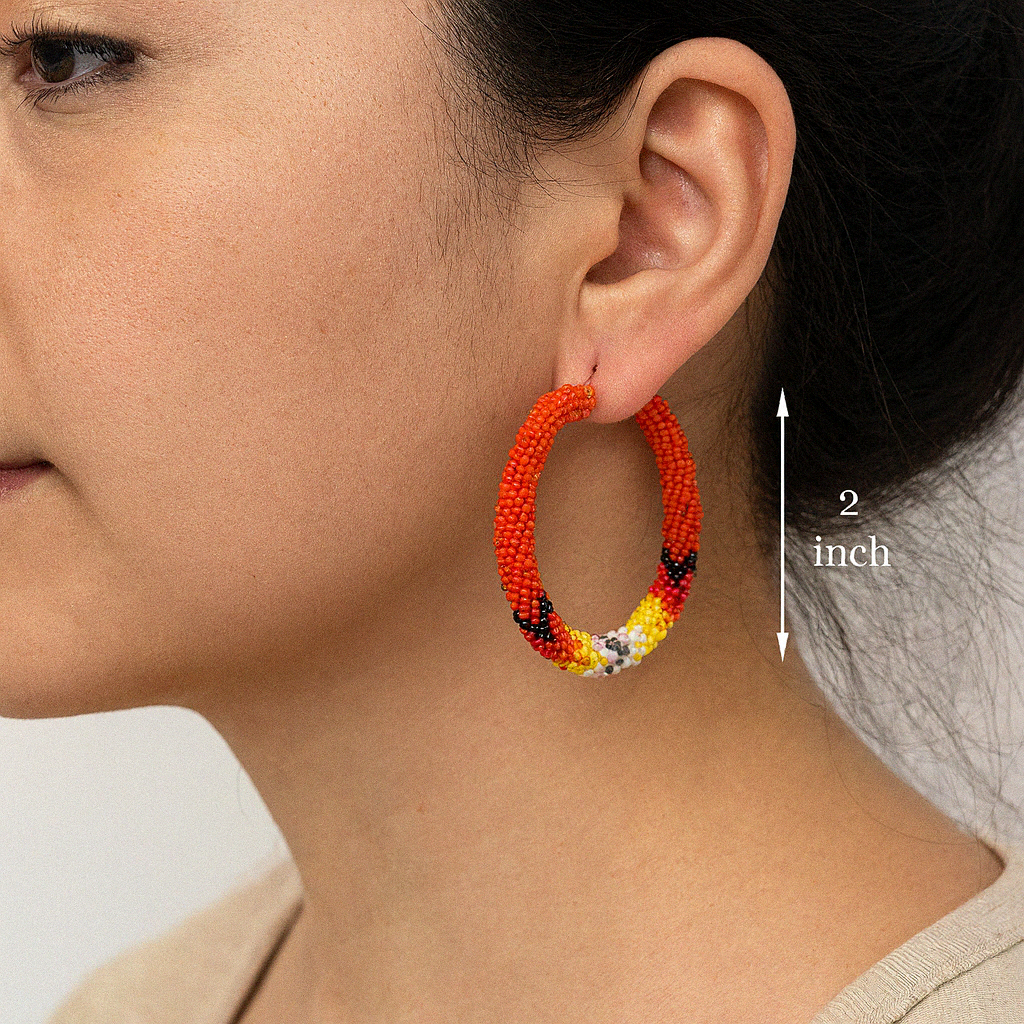 Red 2” Hoops