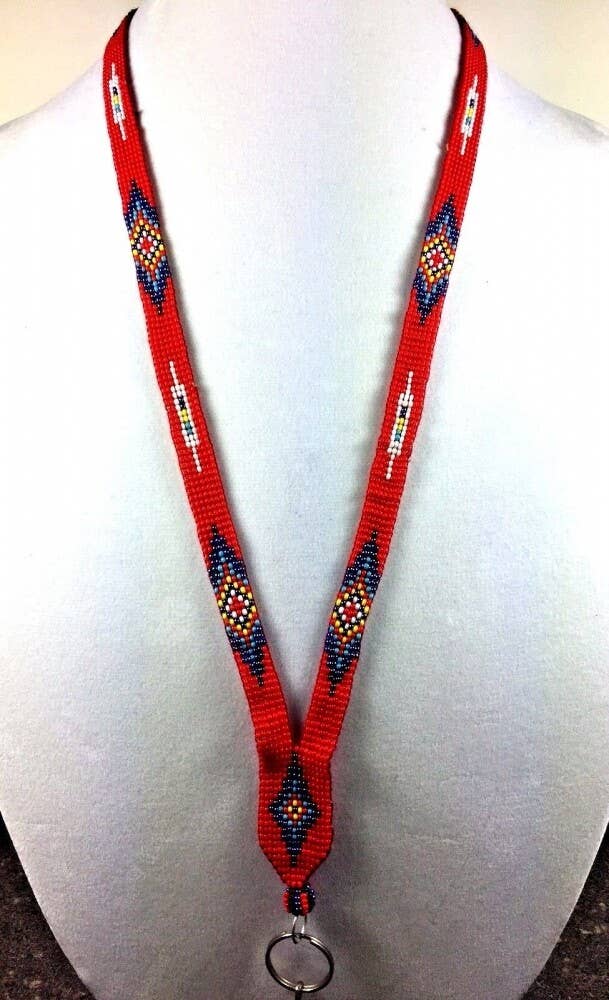 Red/Blue Id Holder Lanyard