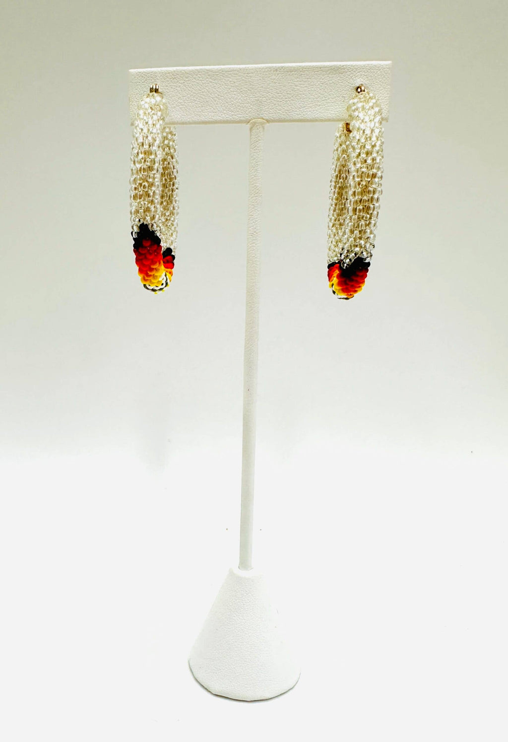 2 inch Silver hoops