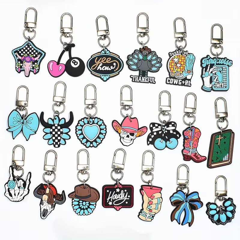 Western Cowboy Keychains