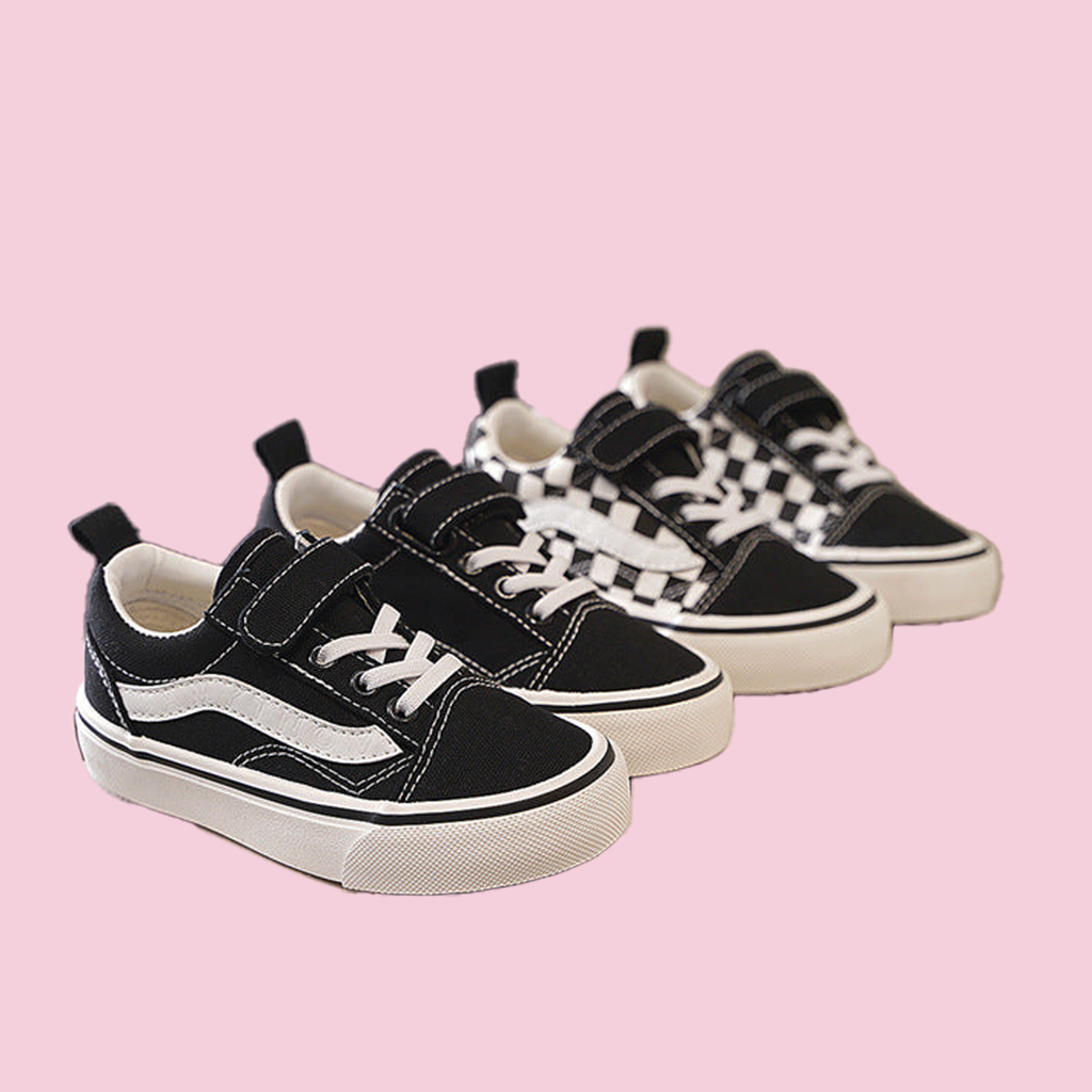 Kid Black Skater Shoes