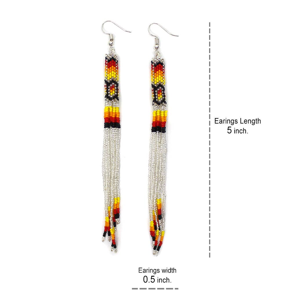 Silver Tassel Earrings