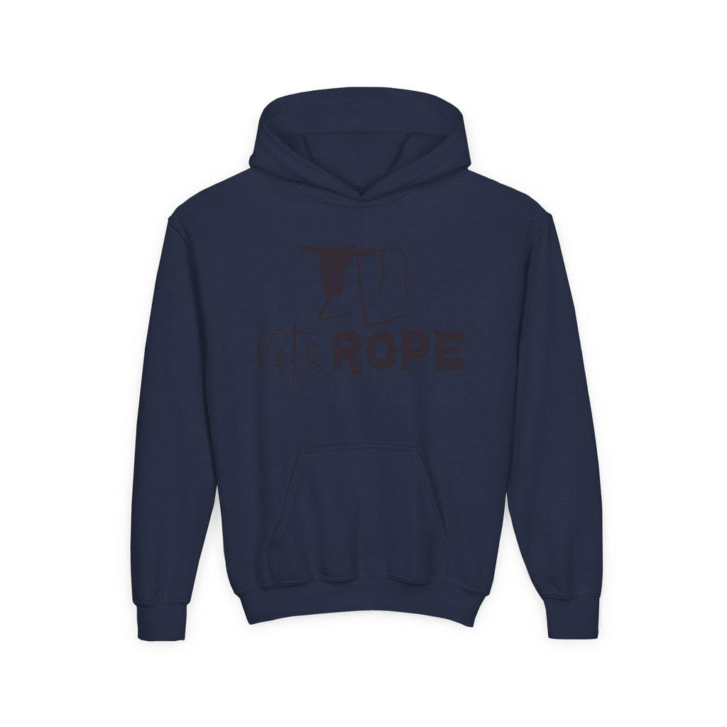 Let's Rope Youth Western Hoodie | Kids Rodeo Cowboy Sweatshirt