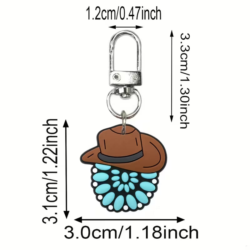 Western Cowboy Keychains