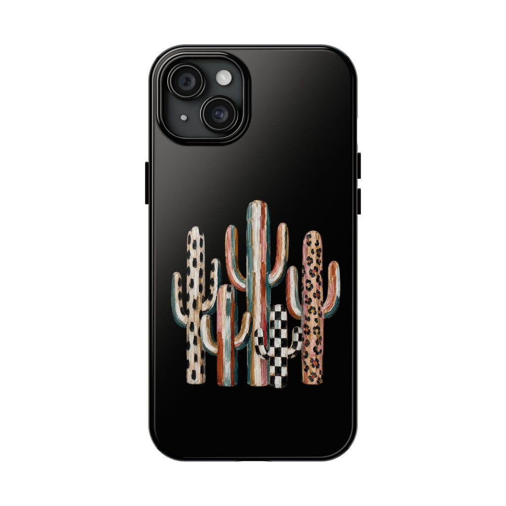 Boho Cactus Trio Phone Case | Tough Phone Case