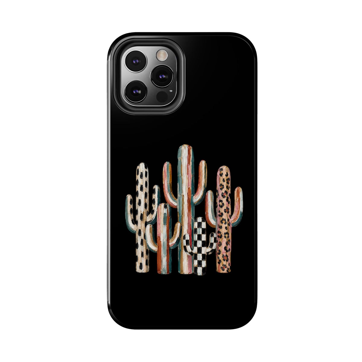 Boho Cactus Trio Phone Case | Tough Phone Case