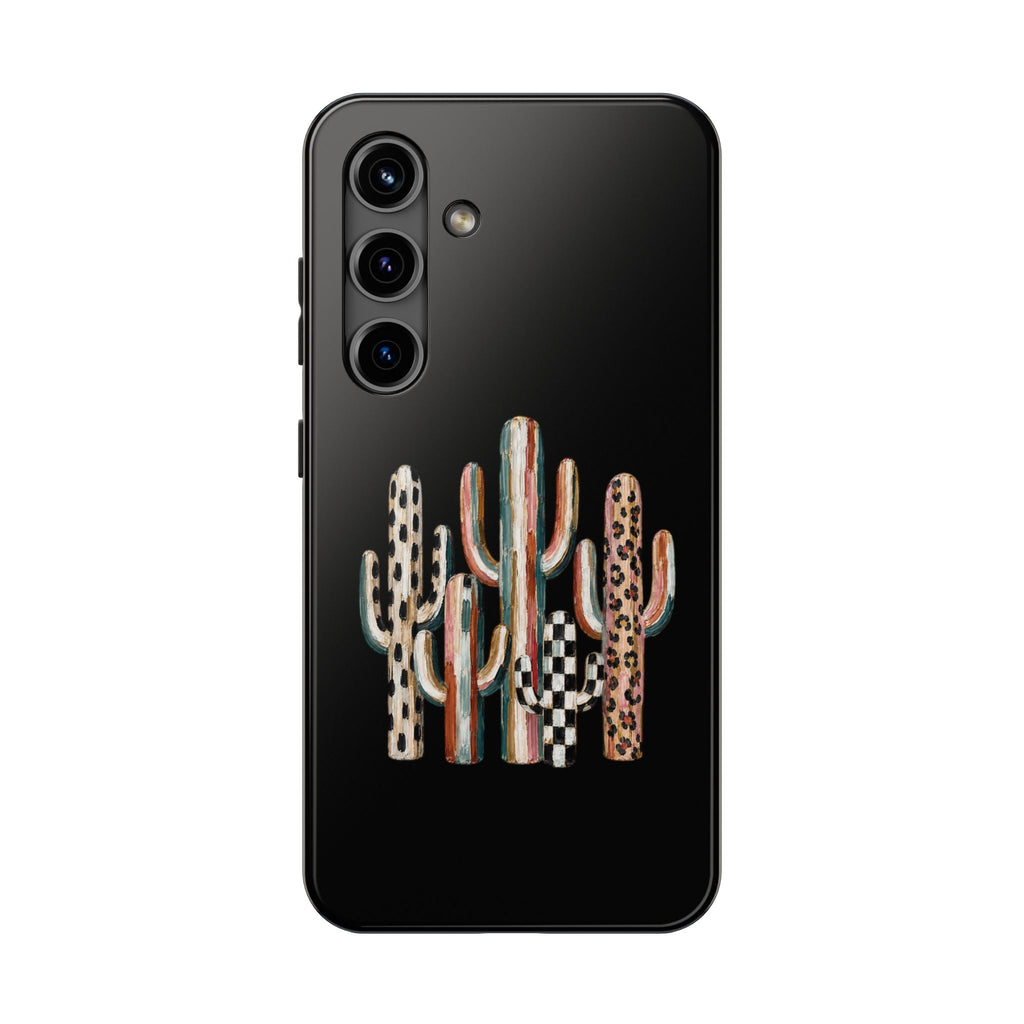 Boho Cactus Trio Phone Case | Tough Phone Case
