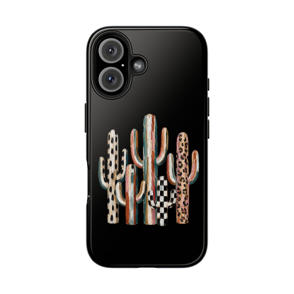 Boho Cactus Trio Phone Case | Tough Phone Case