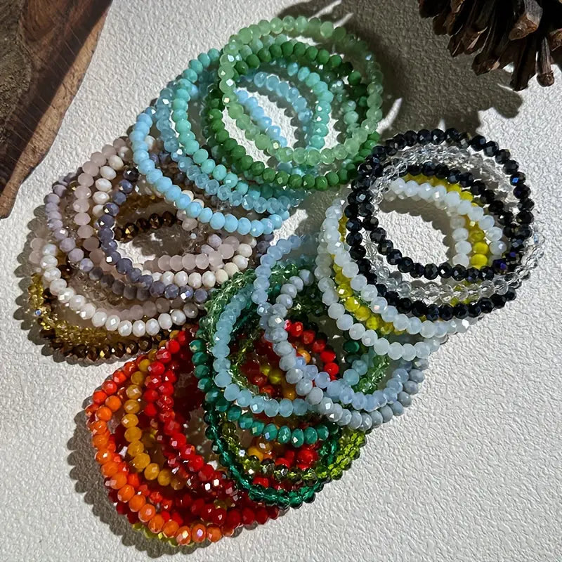 Crystal Beaded Bracelets