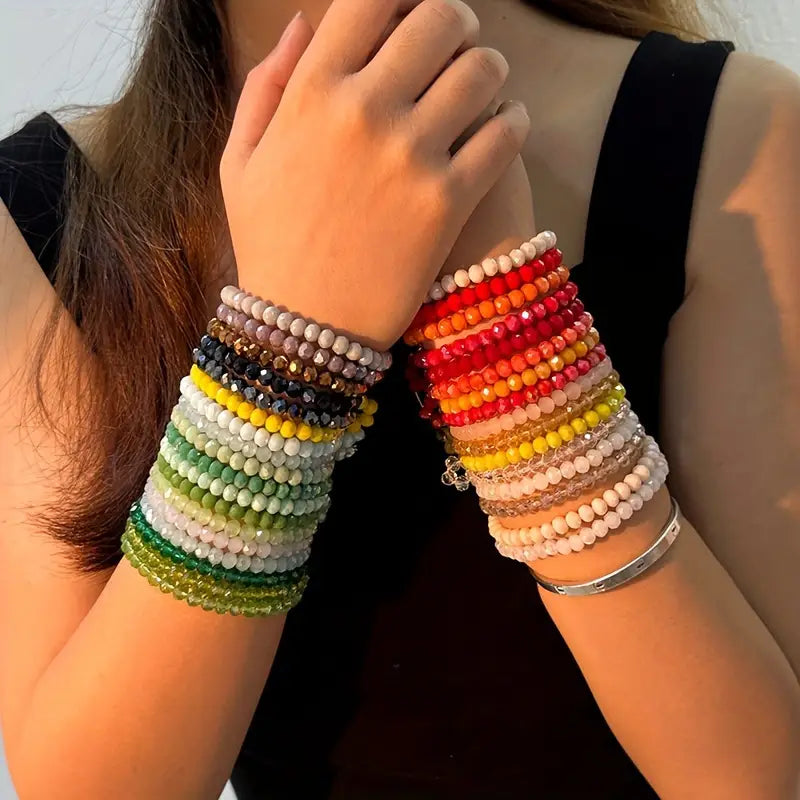 Crystal Beaded Bracelets