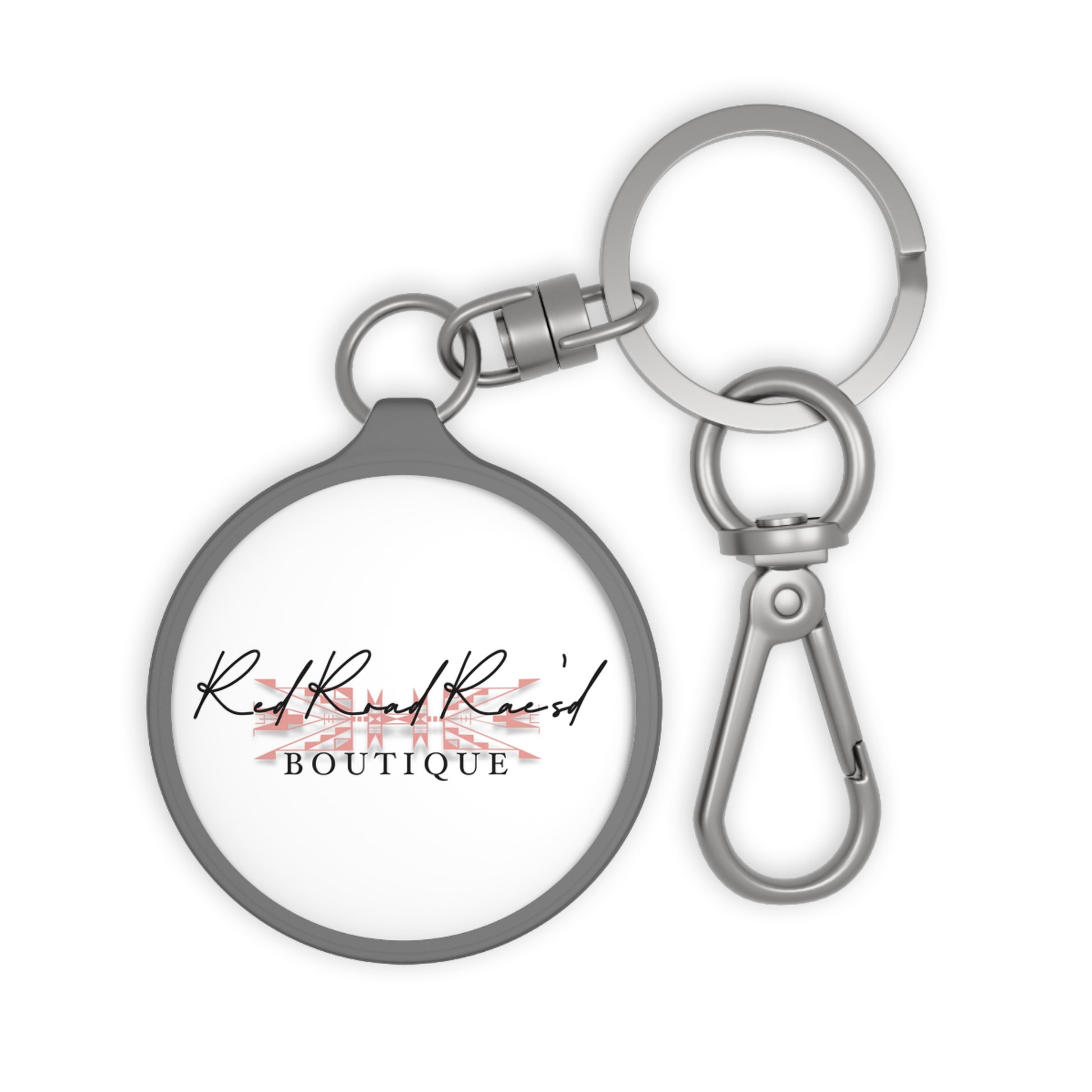 Personalized Keyring Tag – Customizable Colorful Keychain for Boutique Lovers