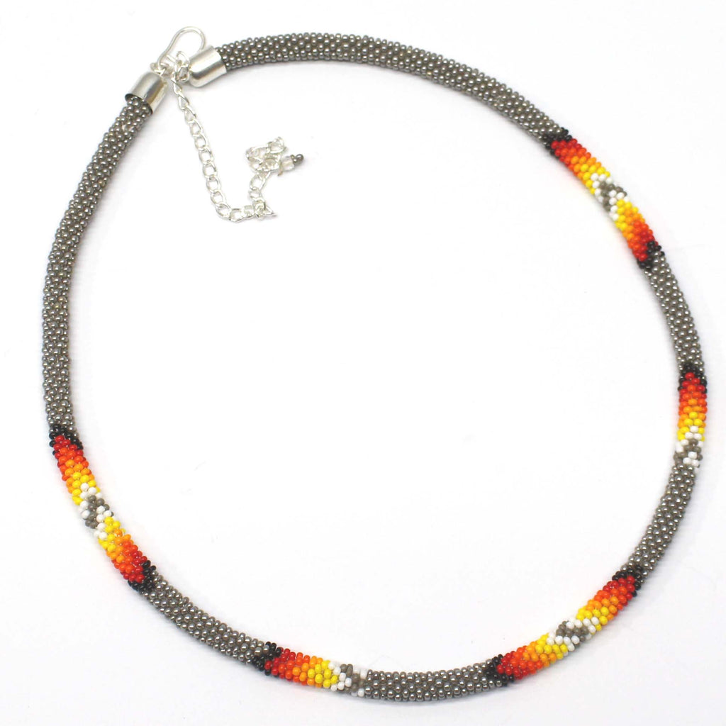 Gray Rope necklace