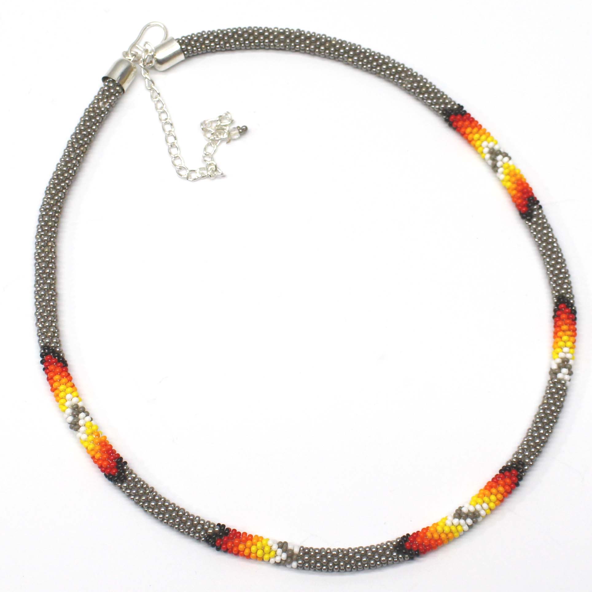 Gray Rope necklace