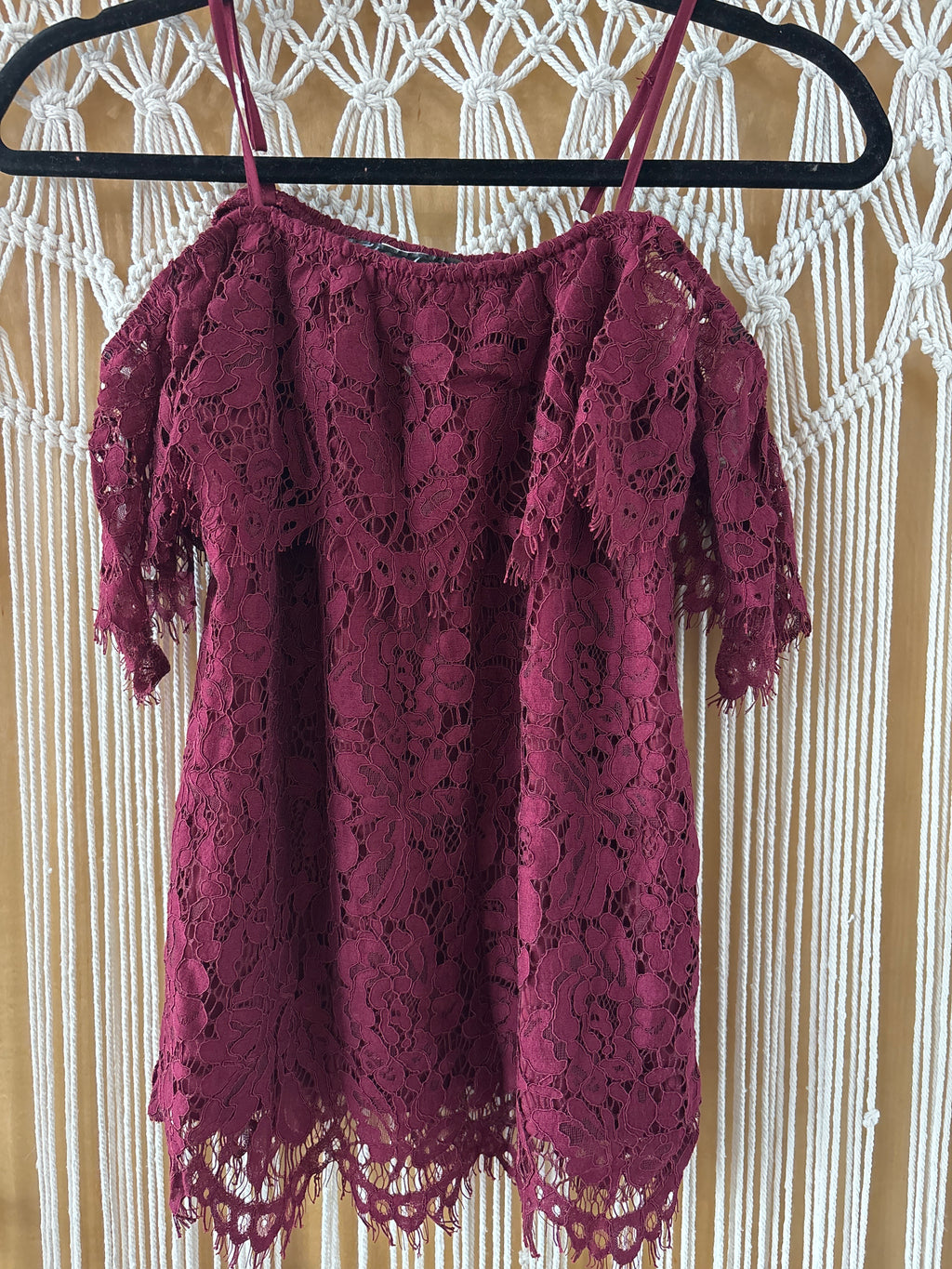 Winesday Lace Top