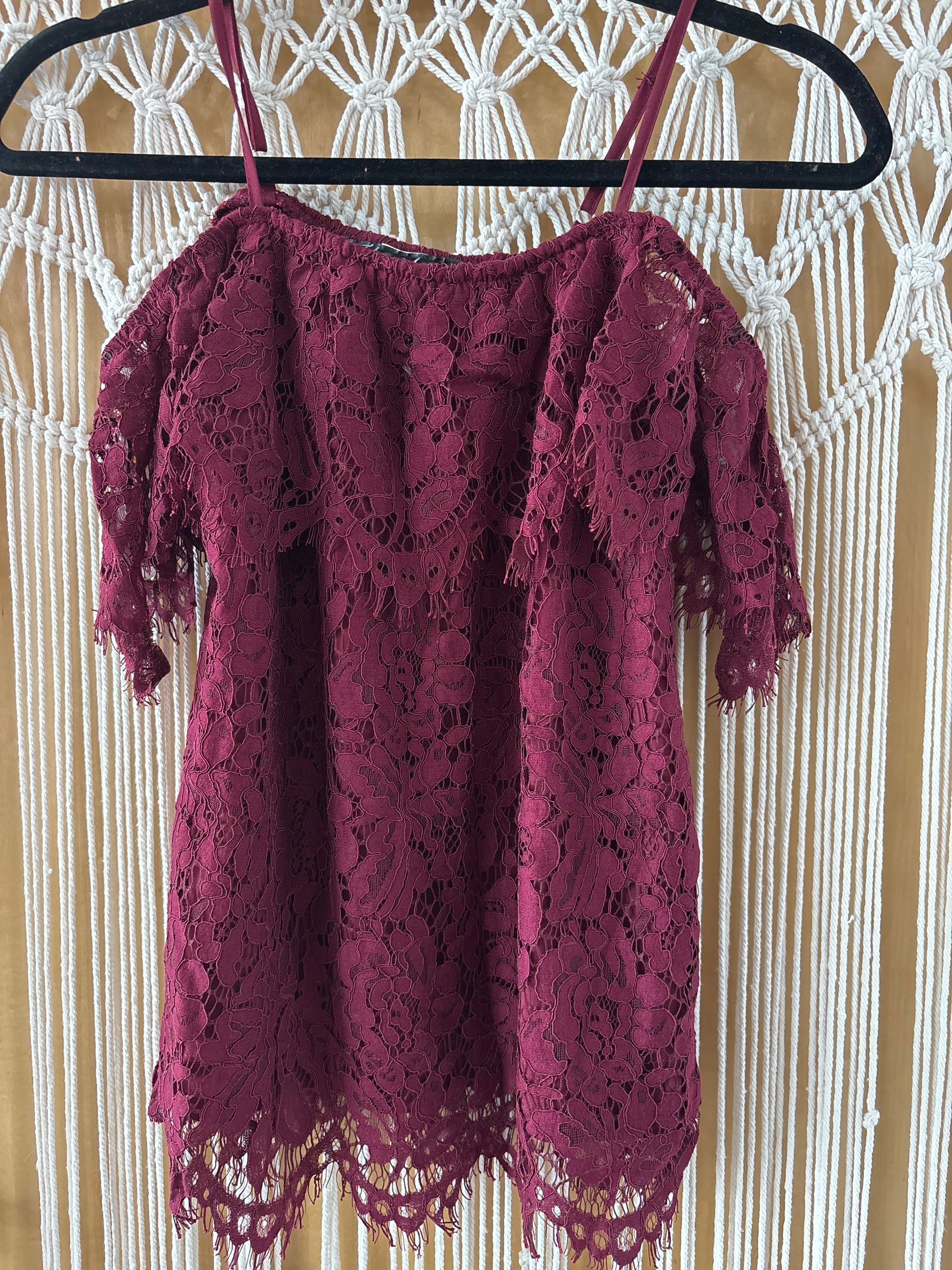 Winesday Lace Top