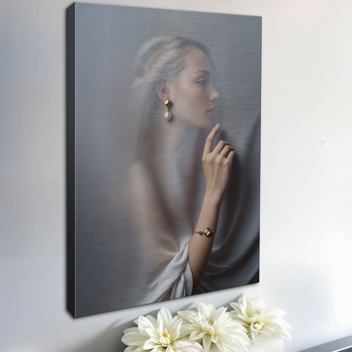 Behind Curtain Wall Art