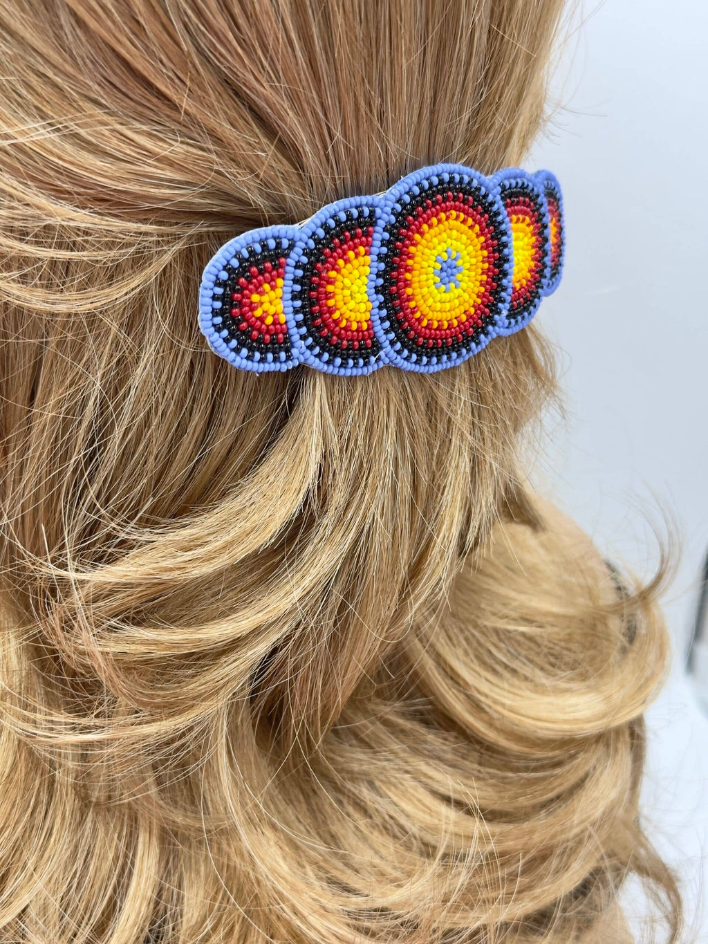 Blue Suns Barrette