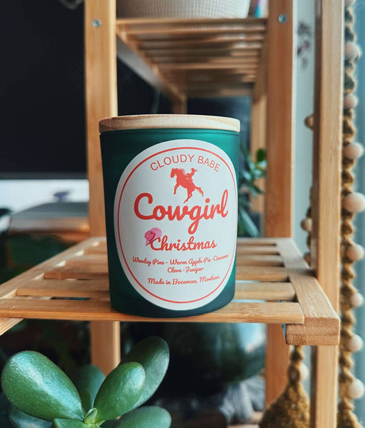 Cowgirl Christmas Candles