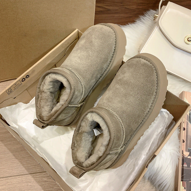 Women’s Thick Sole Snow Boots