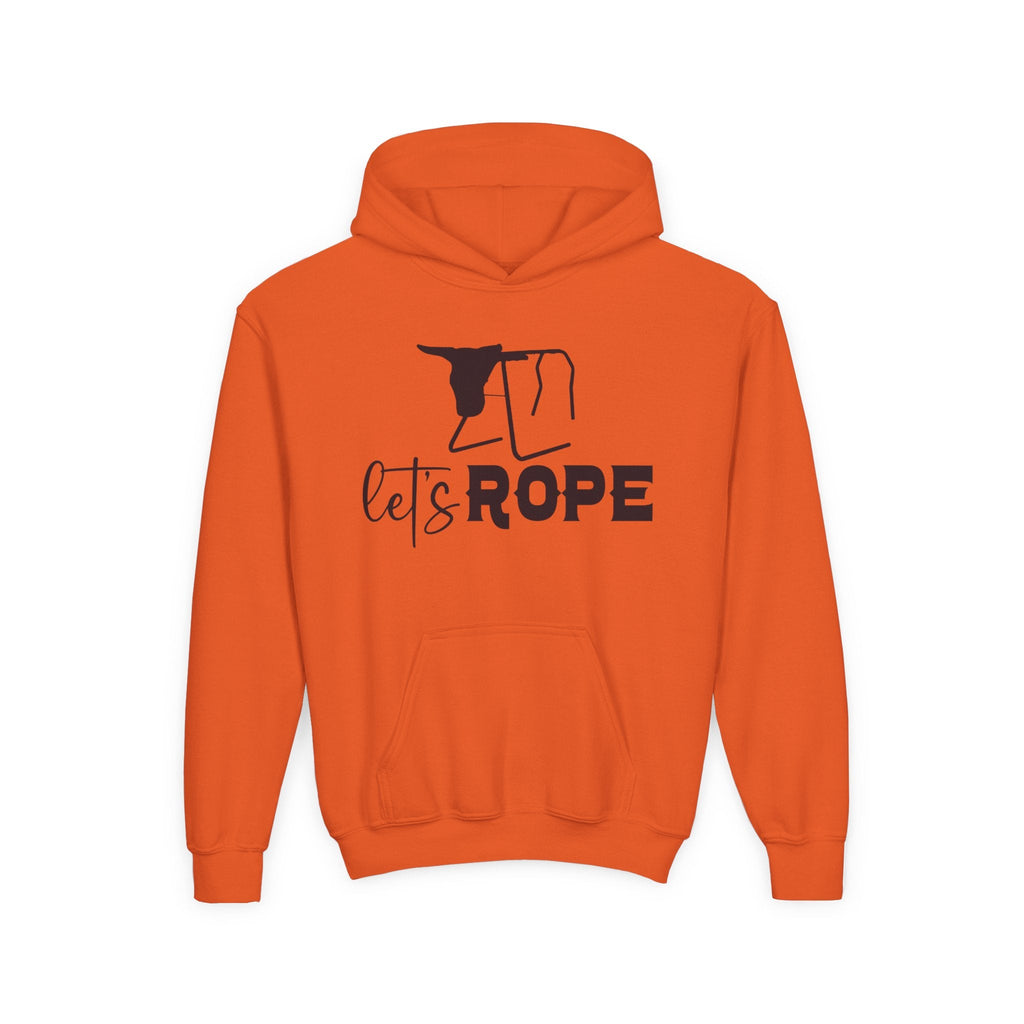 Let's Rope Youth Western Hoodie | Kids Rodeo Cowboy Sweatshirt