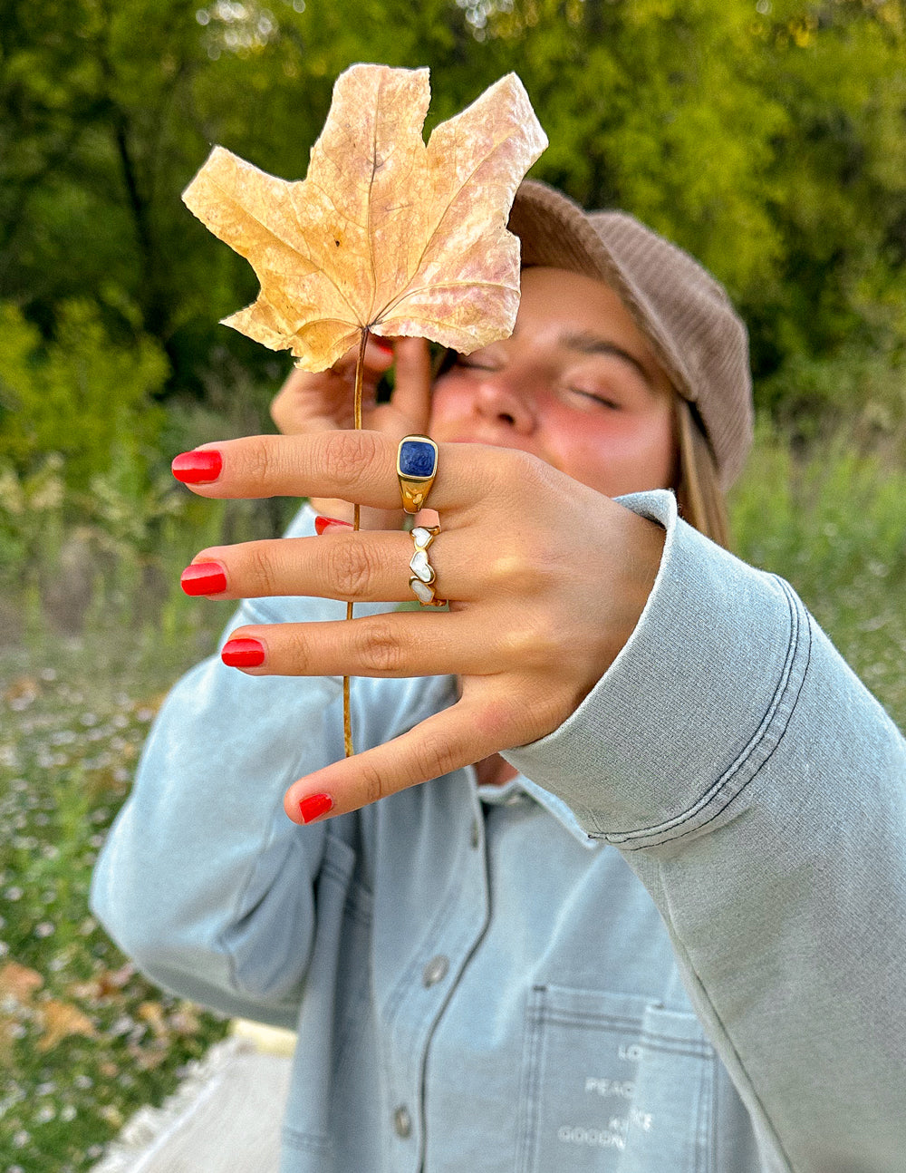 Sd Signets Indigo Signet Ring – Red Road Rae'sd Boutique