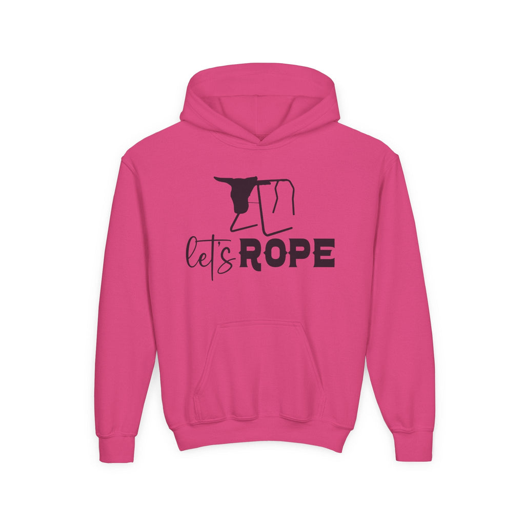 Let's Rope Youth Western Hoodie | Kids Rodeo Cowboy Sweatshirt