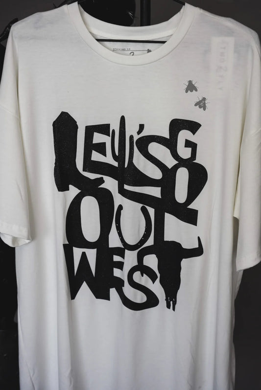 LET'S GO OUT WEST T-SHIRT DRESS