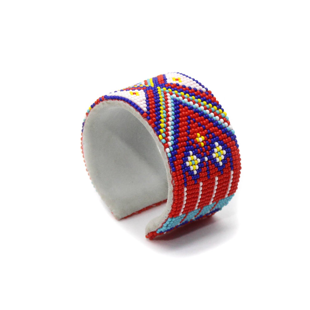 Red Geo Cuff
