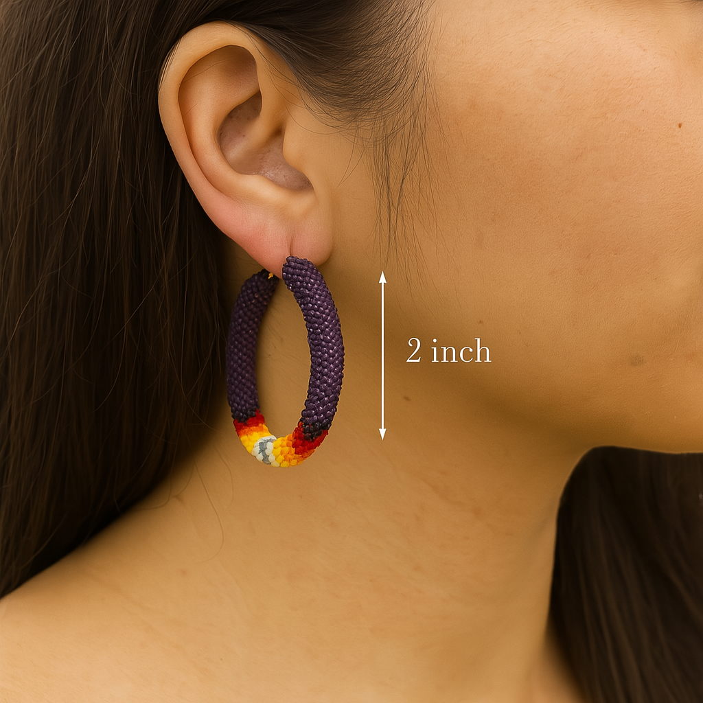 Purple 2” Hoops