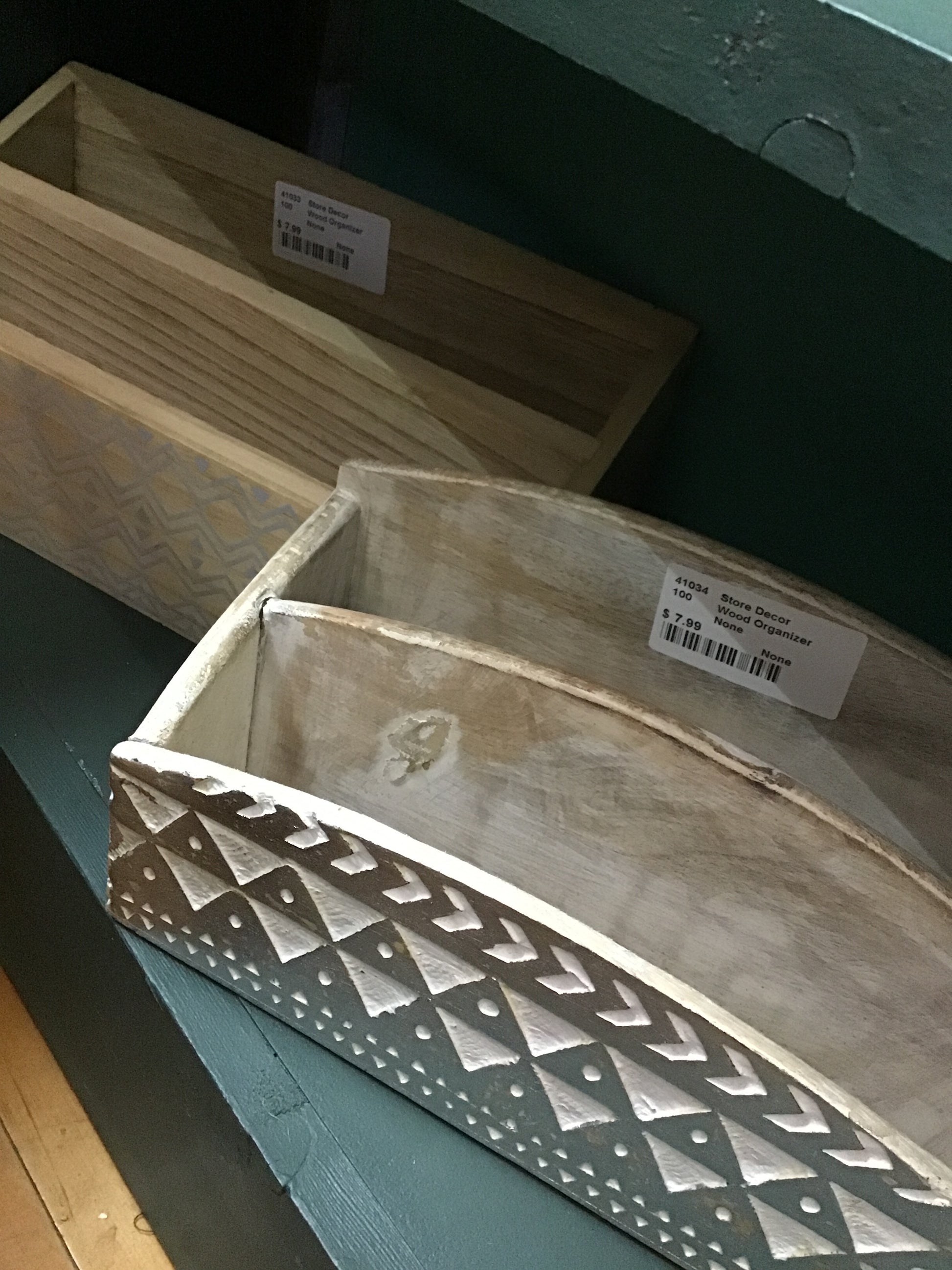 Wood organizer