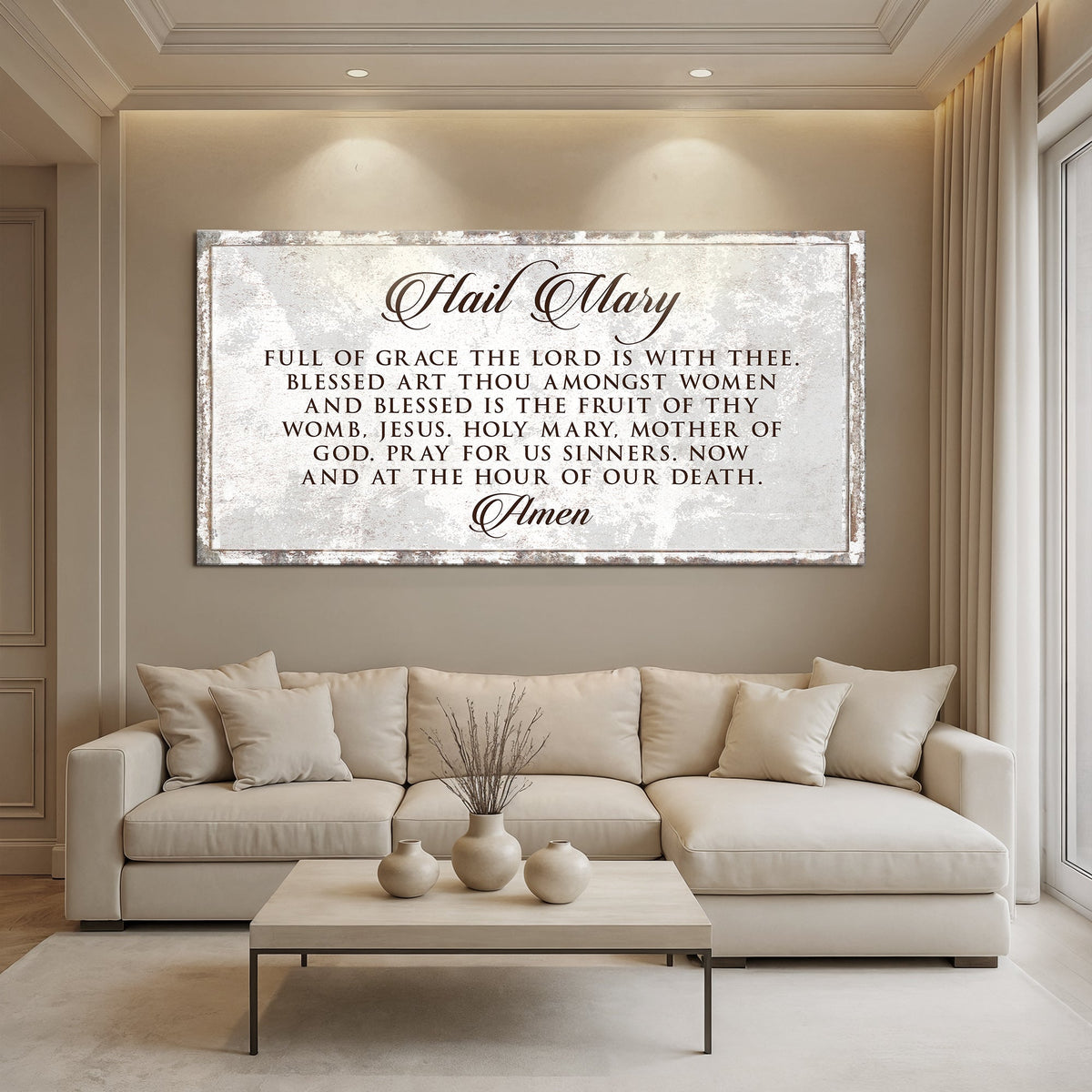 The Hail Mary Faith Sign II