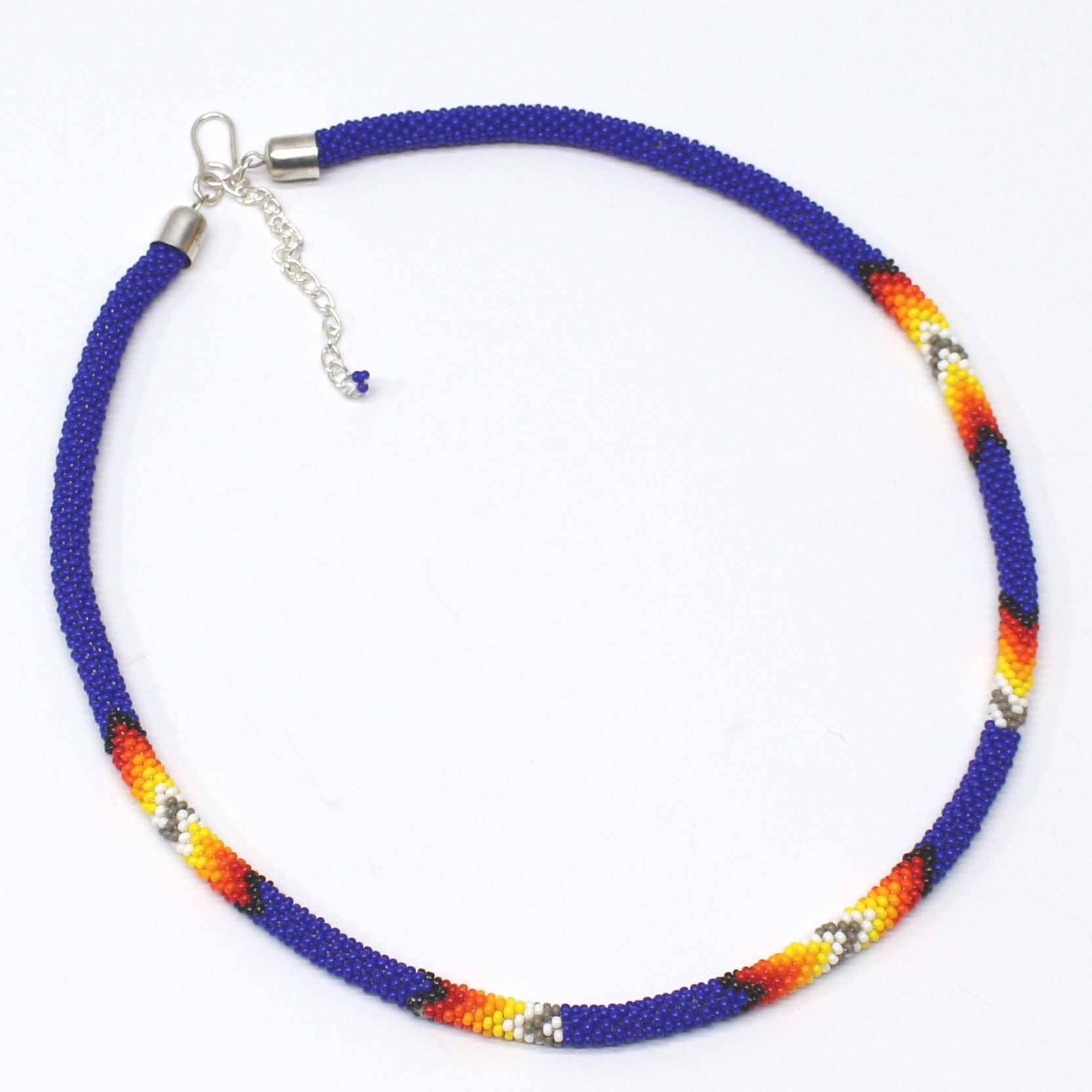 Deep Blue Rope necklace