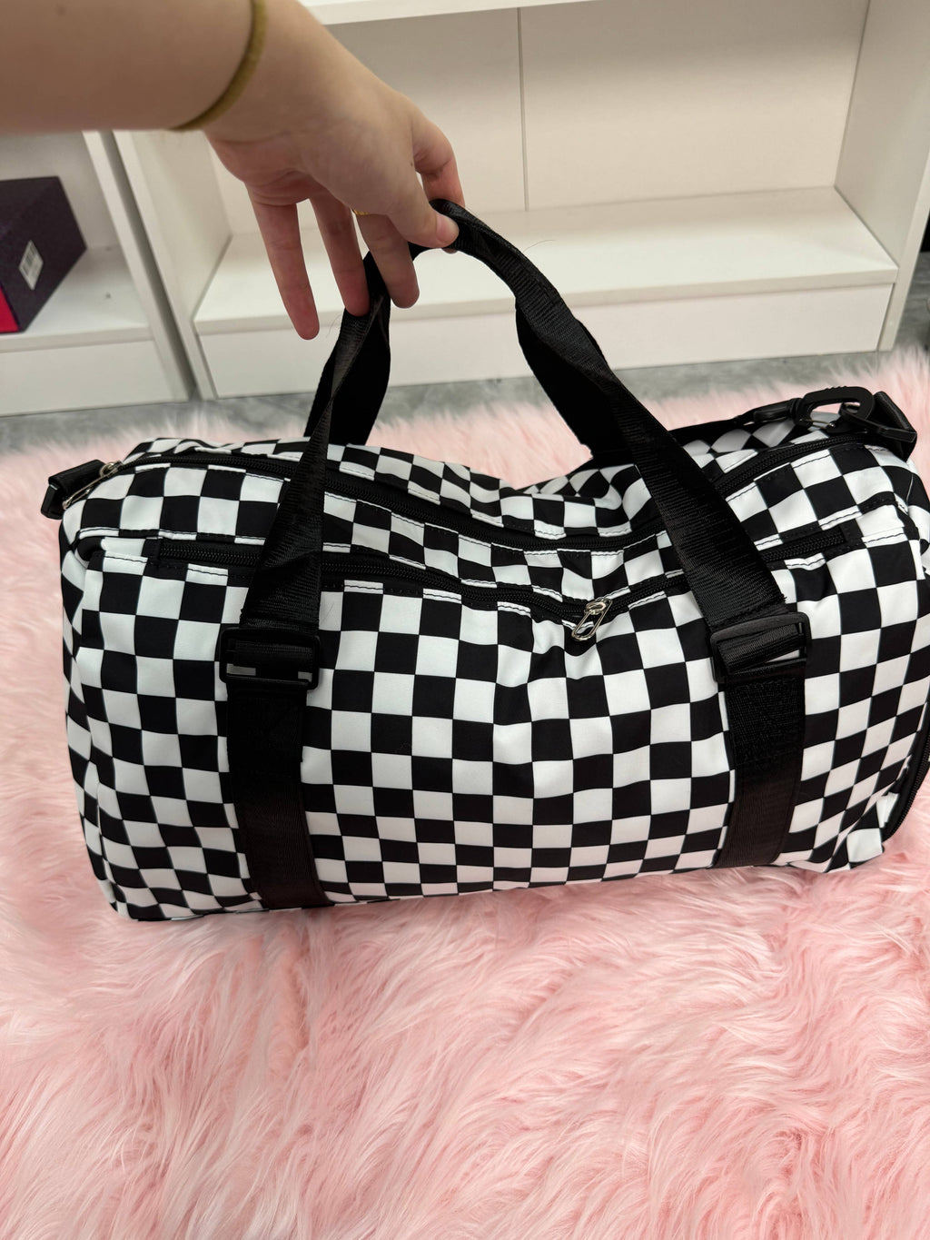 Checker Travel Bag