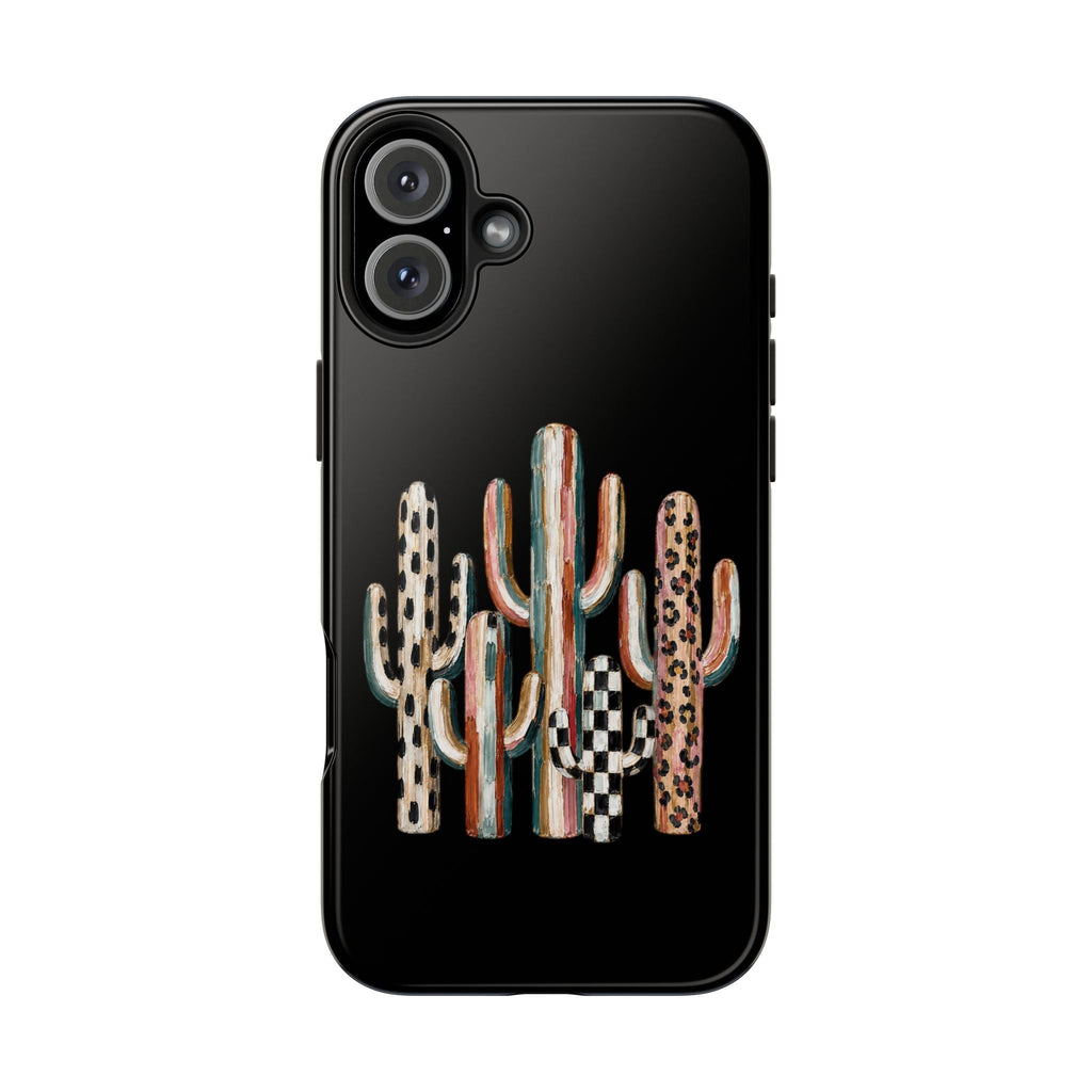 Boho Cactus Trio Phone Case | Tough Phone Case