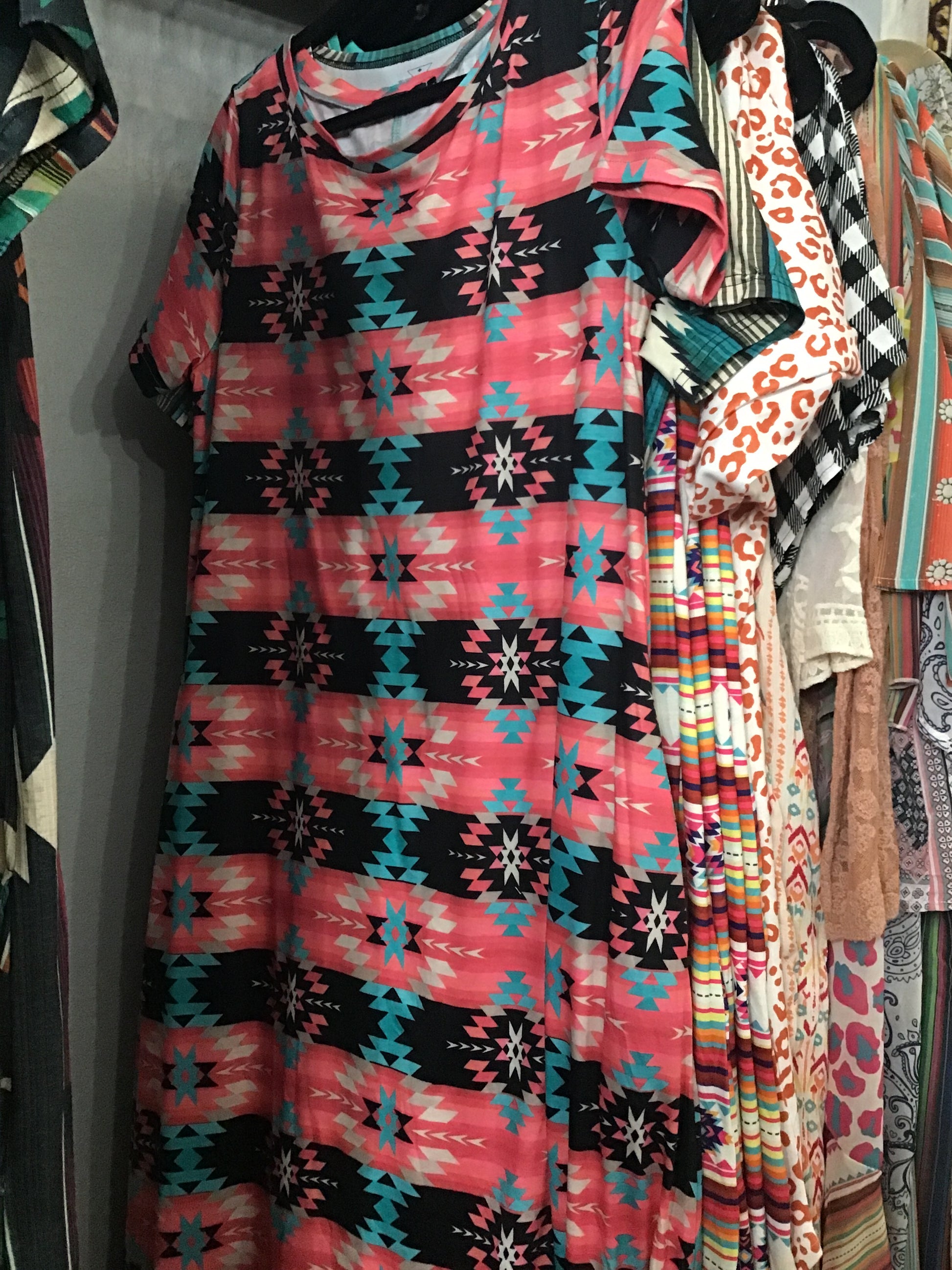 Crazy train maxi dress