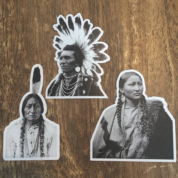 NTVS-Vintage Native Stickers