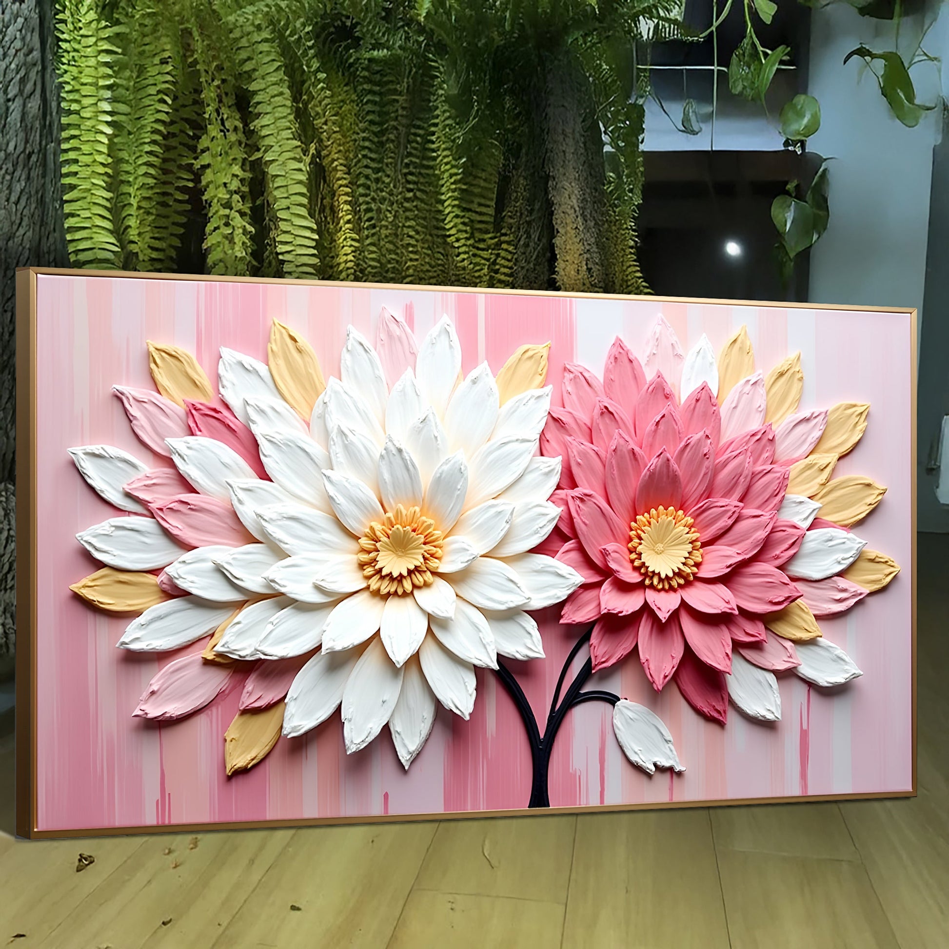 Blushing Blooms Pink Wall Art