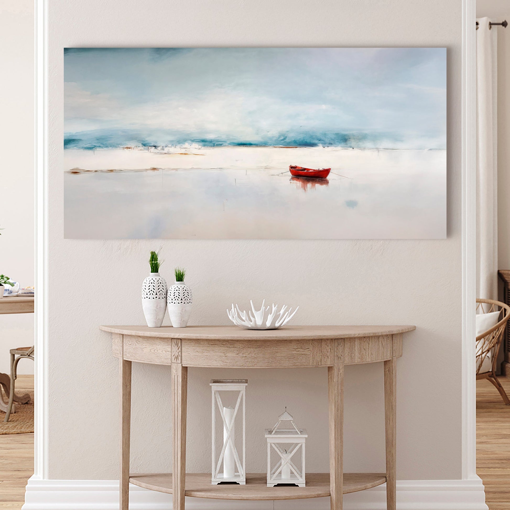 Misty Morning Abstract Wall Art