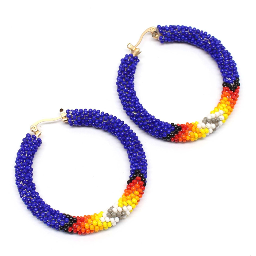 Blue 2" Hoops