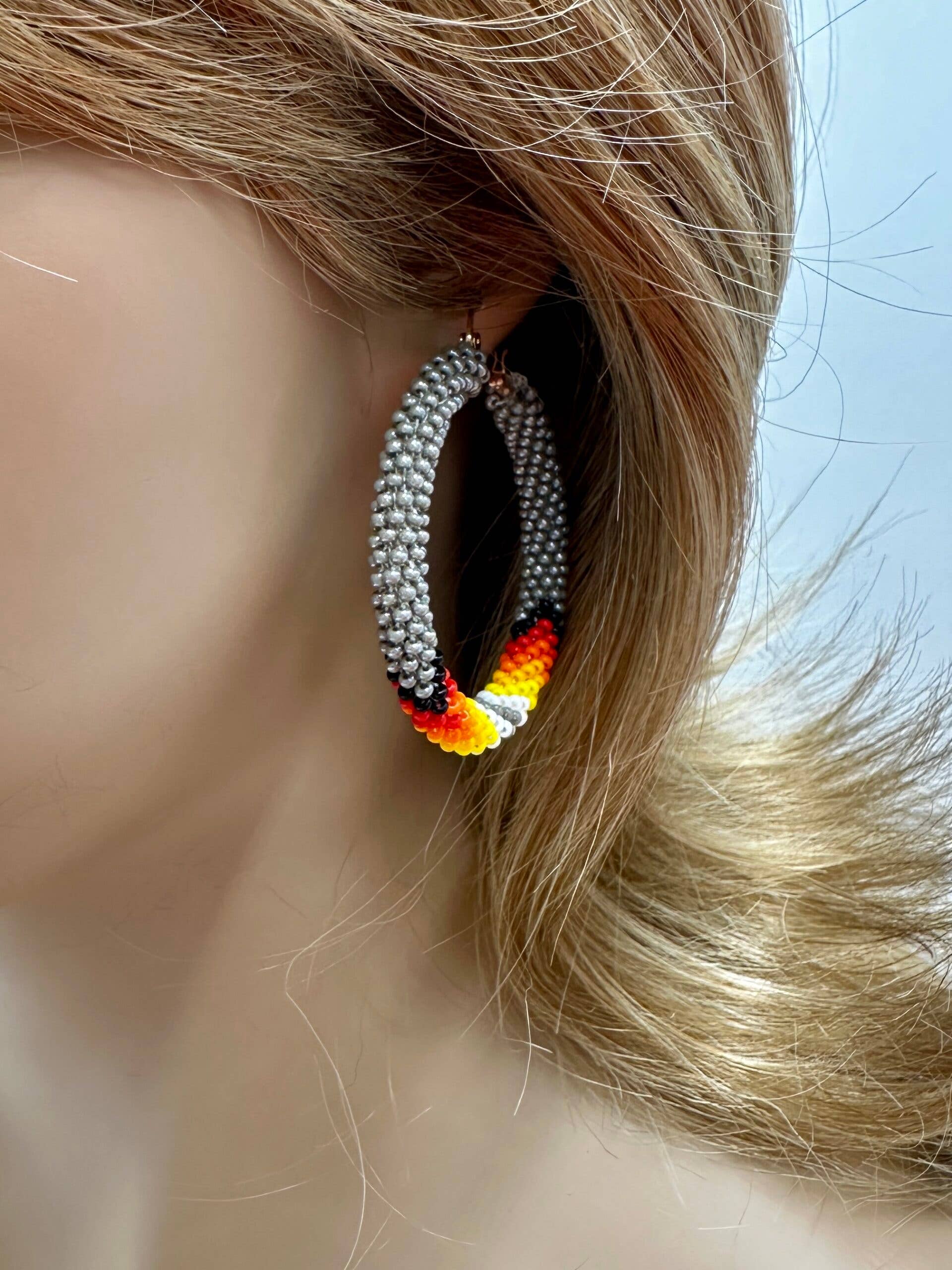 Grey 2 inch Hoops