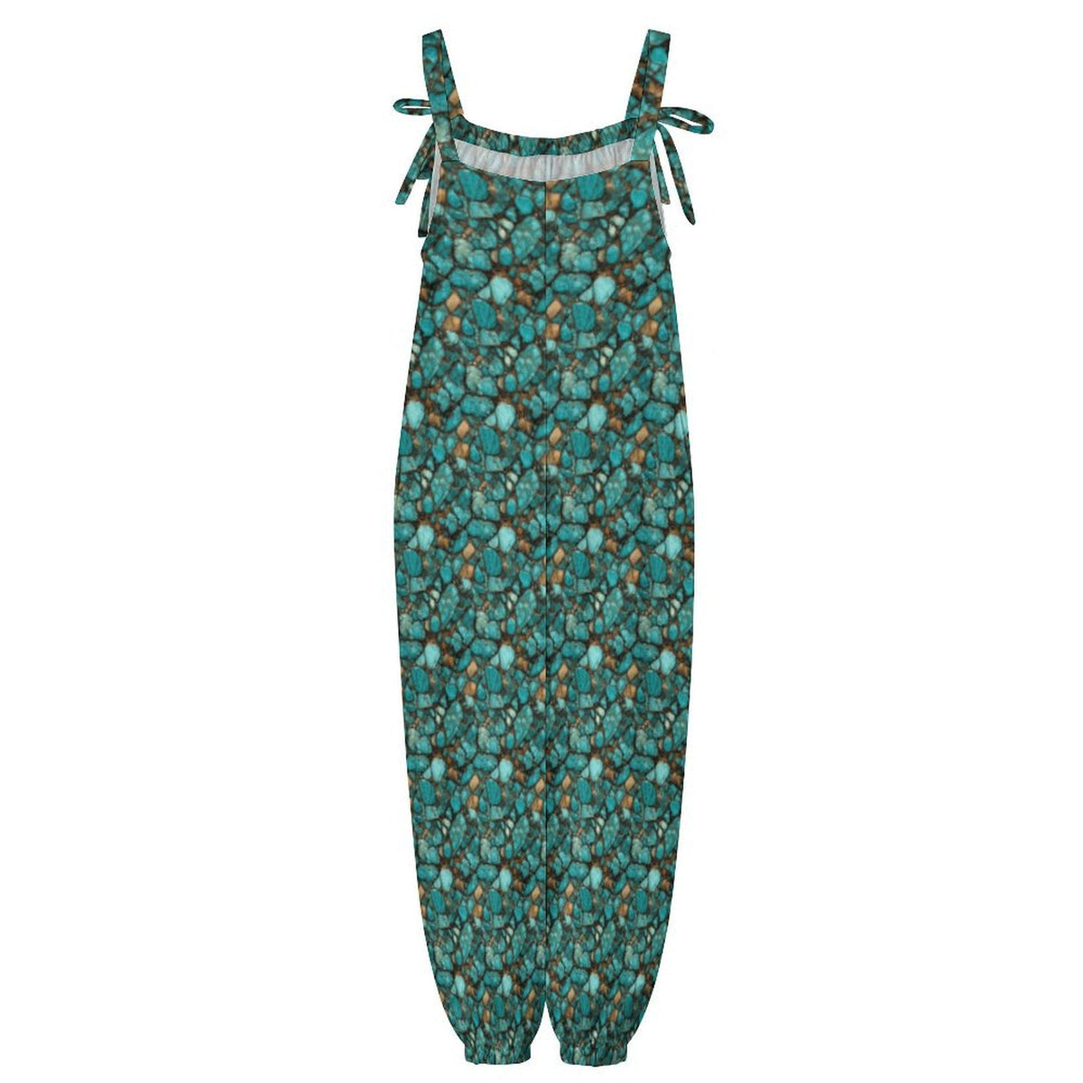 Baha Ranch All Turquoise Overalls Jumpsuit