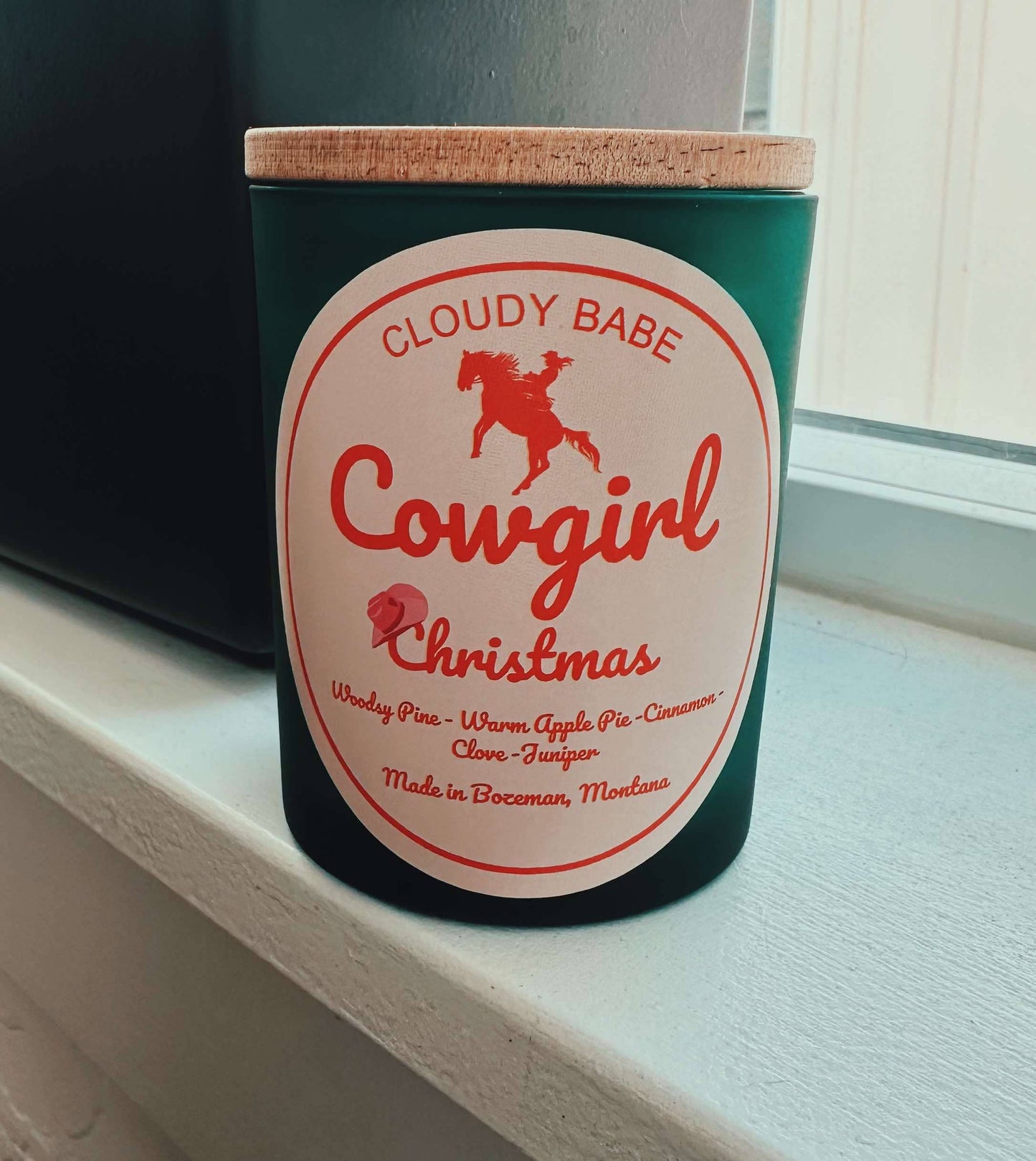 Cowgirl Christmas Candles