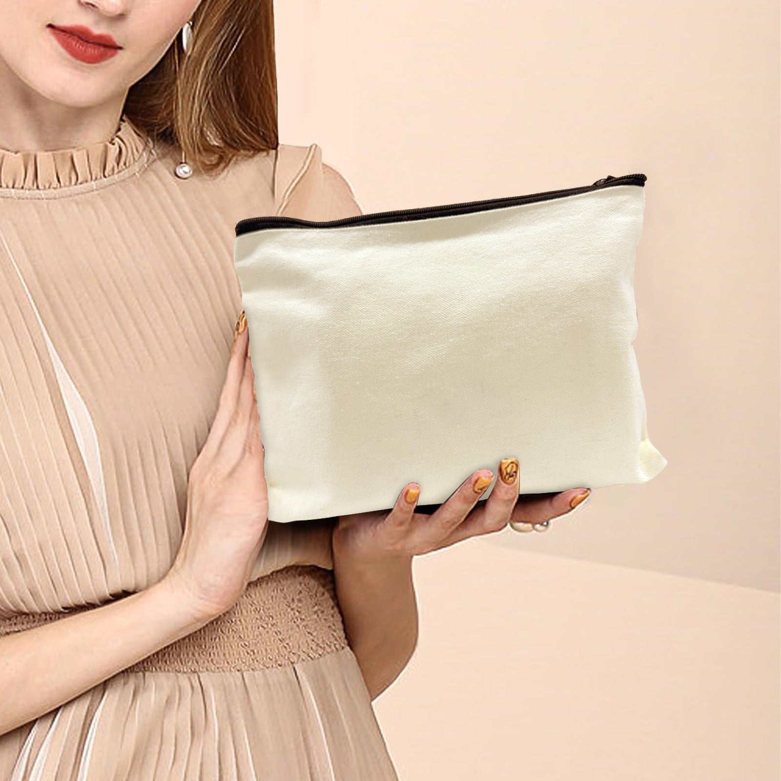 Baha Ranch Watercolor Wolf Cosmetic Bag Pack of 5 Made in America