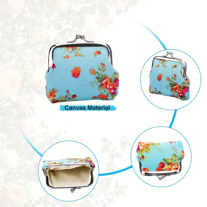 Vintage Floral Coin Purse