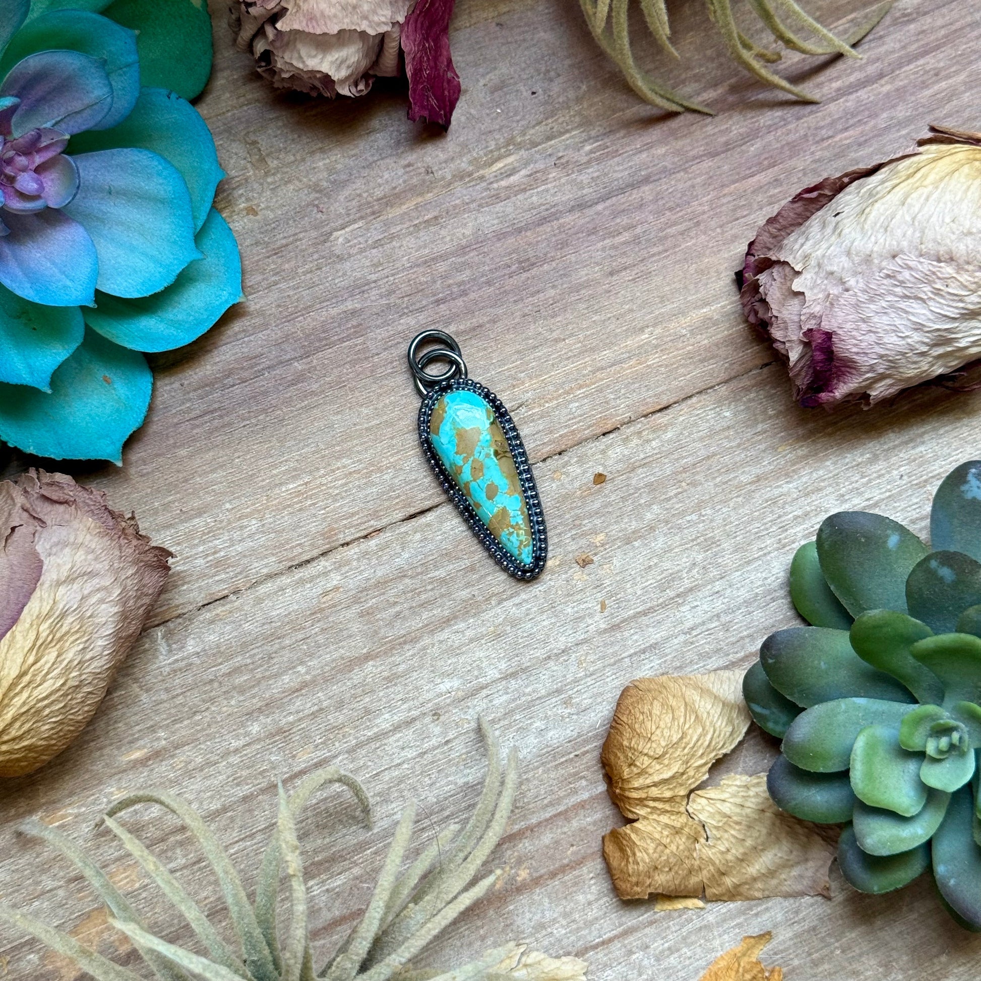 FREE Sterling Silver Pearl Necklace + MJ Royston Turquoise Pendant