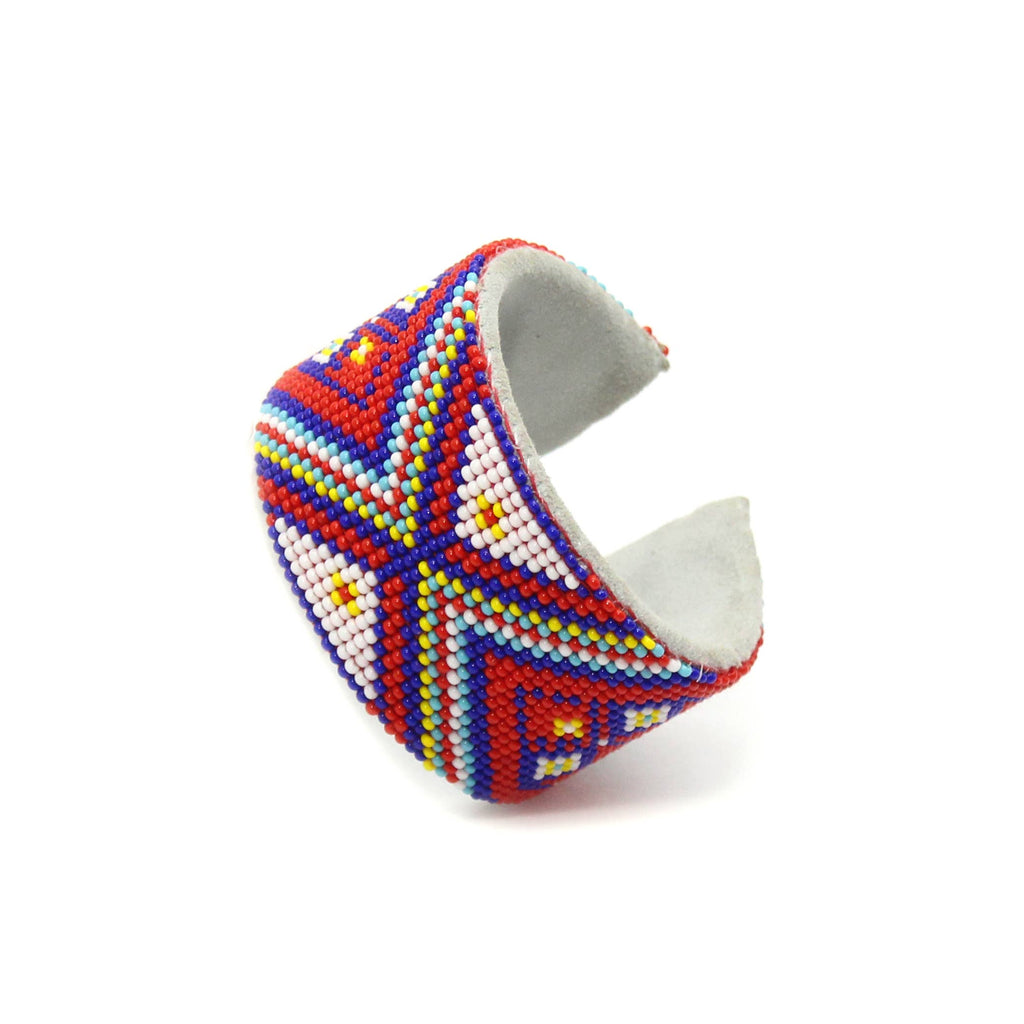 Red Geo Cuff